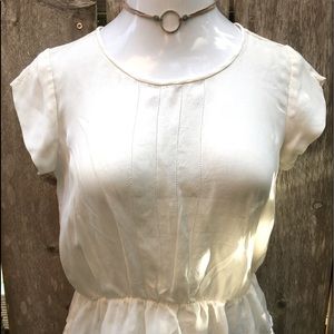 Sweet Silk Blouse in Cream
